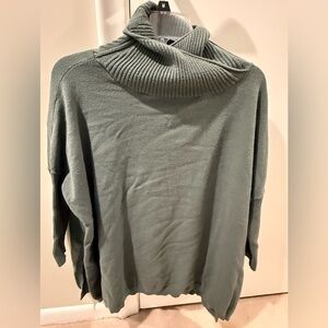 Mersea Cozy Cowl Neck Sweater in Sage Green
